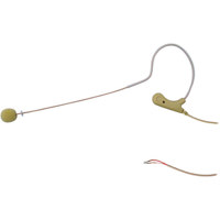 

Voice Technologies VT910 Omnidirectional Earhanger Microphone with Unterminated (2-Wire Pig-Tail), 20Hz-20kHz Frequency Response, Beige