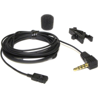 

Voice Technologies VT506 Mobile Omni Lavalier Microphone for Smartphones and Tablets, Includes Clip, Foam Windscreen and Carry Case