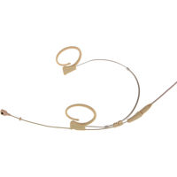 

Voice Technologies VT DUPLEX-CARDIOID Miniature Cardioid Headset Microphone with Unterminated 3-Wire Pigtail, Beige