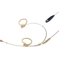

Voice Technologies VT DUPLEX-CARDIOID Miniature Cardioid Headset Microphone with TA4F Connector for Shure Transmitters, Beige