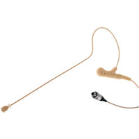 

Voice Technologies VT910DC Omnidirectional Condenser Earhanger Microphone with LEMO 3-Pin Screw Locking Connector for Sennheiser SK50/2000, Lectrosonics SSM and Wisycom Wireless Transmitters, Beige