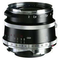 

Voigtlander Ultron Vintage 28mm f/2.0 Aspherical Type I VM Lens, Black/Chrome