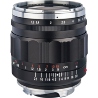 

Voigtlander Nokton 35mm f/1.2 II Aspherical Wide Angle Leica M Mount Lens - Black