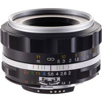 

Voigtlander Ultron 40mm f/2 SL-II S Aspherical Compact Manual Focus Lens for Nikon - Silver Rim