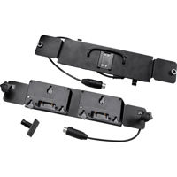 

Velvet Double Gold Mount Battery Plate for Light 2 LED Light