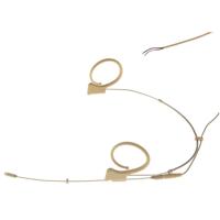 

Voice Technologies VTDUPLEX S/M Omni Headset Microphone with Unterminated Cable, 20Hz-20kHz, Beige