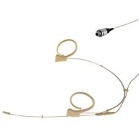 

Voice Technologies VTDUPLEX L/XL Omni Microphone with Lemo 3-pin Connector for Sennheiser SK50, 2000 Series, Audio Ltd. miniTX and TX1010 Digital Transmitter, Beige