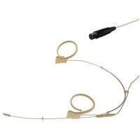 

Voice Technologies VTDUPLEX L/XL Omni Microphone with TA5F Connector for Lectrosonics Transmitters, 20-20000Hz, Beige