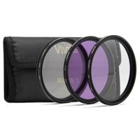 

Vivitar 49mm 3-Piece Filter Kit with UV, CPL & FDL Filter
