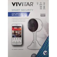 

Vivitar IPC112G 720p HD Indoor Wide Angle View Security Wi-Fi Camera with 16' Night Vision White