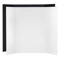 

V-FLAT WORLD Tabletop V-Flat Large (3'x4'), 2-Pack, 1-White & 1-Black