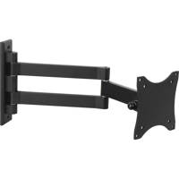 

ViewZ VZ-AM01 Swing Out Double Articulating Wall Mount for 10" to 24" Monitors, 33 Lbs Capacity