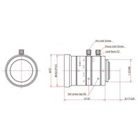 

ViewZ 1.5MP 6mm F1.4 Fixed Focal Length Lens with C-Mount for 1/2" Cameras, Manual Iris, Manual Focus