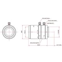 

ViewZ 3MP 35mm F2.0 Fixed Focus Length Lens with C Mount for 2/3" Cameras, Manual Iris, Manual Focus