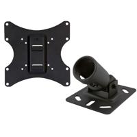 

ViewZ VZ-CMKiT-01 Mount Kit, Includes VZ-CM-T Tilt Ceiling Plate and VZ-CM-V1 VESA Mounting Head, 110 Lbs Capacity