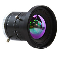 

ViewZ 3MP 8mm F1.4 Short Wave IR FA Fixed Lens with Lock Screws and C-Mount for 1" Cameras, Manual Iris, Manual Focus