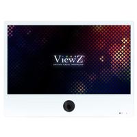 

ViewZ VZ-PVM-Z2W3N 23.6" Full HD Public View LED Monitor with Embedded 2MP Camera and Built-in Speakers, 1920x1080, White
