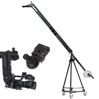 

VariZoom VZQJ2K-CPJ Quick Jib Camera Crane with CPJR-K4 Remote Head and Deluxe Pro Joystick Controller, Includes Tripod and Dolly