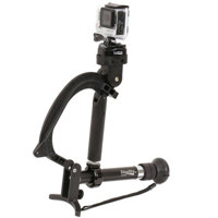 

VariZoom StealthyGo Multi-Use Support & Stabilizer for GoPro/Small Camera, 2lbs Capacity, Black