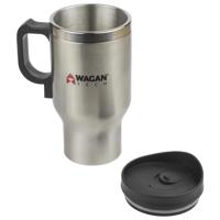 

Wagan 12V Deluxe Heated Travel Mug, Double Wall, Stainless Steel