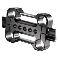 

Walimex Aptaris Vertical Offset Double 15mm Rod Clamp with Additional 1/4"-20 Threads