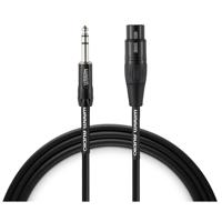 

Warm Audio Premier Series Studio & Live XLR Female to TRS Male Cable, 6', Black