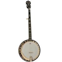 

Washburn Americana Series B17K 5 String Banjo with Remo Top, Flame Maple Back and Sides, 22 Frets, Maple (Engraved Heel & Back of Headstock) Neck, Gloss, Tobacco Sunburst