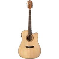 

Washburn Harvest Series D7SCE Dreadnought Acoustic-Electric Guitar, Natural