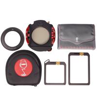 

Wine Country Camera 100mm Filter Holder Kit, Includes 100mm Holder System, 100x100mm ND Filter Vault, 100x150mm Grad Filter Vault, Circular Polarizer, 77mm Adapter Ring