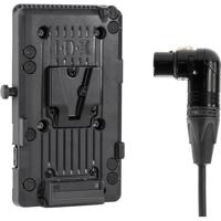

Wooden Camera V-Mount Plate with 4-Pin XLR Right Angle Connector for Digital Bolex, Blackmagic Studio Camera, Sony F55/F5, Canon C500mkII