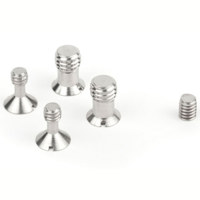 

Wooden Camera NATO Lock Screw Set, Includes 2x 1/4-20 Flat Head Screws, 2x 3/8-16 Flat Head Screws, 1/4-20 Set Screw