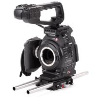

Wooden Camera Unified Accessory Kit for Canon C100 Camera (Base), Includes Top Plate, Baseplate, 2x 12" Rod, Shoe Handle Mount