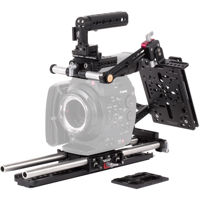 

Wooden Camera Unified Accessory Kit for Canon C500 Camera (Pro), Includes Top Plate, Baseplate, 2x 15" Rod, NATO Handle Kit, UVF Mount v2, 12" Safety Dovetail, Universal Hot Shoe, Rod Clamp, Recorder Slide