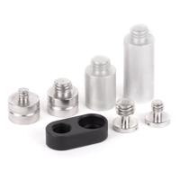 

Wooden Camera Unified Lens Adapter Support Kit, Includes ULS Cap (1/4-20), ULS Cap (3/8-16), ULS Extension (Short), ULS Extension (Long), Universal Lens Support Offset Adapter
