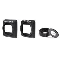 

Wooden Camera Zip Box Kit, Includes 4x4 (80-85mm) and 4x4 (90-95mm) Zip Boxes, Adapter Rings