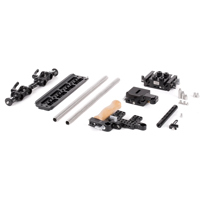 

Wooden Camera Sony A7/A9 Unified Accessory Kit (Advanced), Includes Unified DSLR Cage (Small), 15mm Baseplate, 2x 15mm Rod, 3" Ultra Arm Monitor Mount and 8" Safety Dovetail