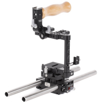 

Wooden Camera Canon T7i/T6i Unified Accessory Kit (Base), Includes Unified DSLR Cage (Small), 15mm Baseplate and 2x 15mm Rod