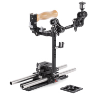 

Wooden Camera Nikon D7500/D5600 Unified Accessory Kit (Advanced), Includes Unified DSLR Cage (Medium), 15mm Baseplate, 2x 15mm Rod, 3" Ultra Arm Monitor Mount and 8" Safety Dovetail