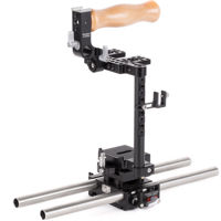 

Wooden Camera Unified Accessory Kit for Canon 6DmkII/7DmkII Camera (Base), Includes Unified DSLR Cage (Medium), Unified DSLR 15mm Baseplate, 2x 15mm Rod (12")