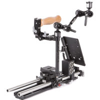 

Wooden Camera Unified Accessory Kit for Canon 6DmkII/7DmkII Camera (Pro), Includes Unified DSLR Cage (Medium), Unified DSLR 15mm Baseplate, 2x 15mm Rod (15"), Ultra Arm Monitor Mount (1/4-20 to 1/4-20, 3"), 12" Safety Dovetail, A-Box (DSLR), Rod Clamp (15