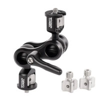 

Wooden Camera Universal Ultra Arm Mini Monitor Mount with Combo 1/4-20 & 3/8-16 Screw Knob