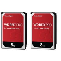 

WD 2 Pack, Red Pro 8TB 7200 rpm SATA III 3.5" Internal NAS HDD, 256MB Cache