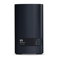 

WD My Cloud EX2 Ultra 8TB (2x4TB) 2-Bay Personal Cloud Storage Server, RAID 0 /1/JBOD