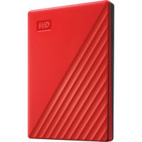 

WD My Passport 2TB USB 3.2 Gen 1 External Hard Drive, Red
