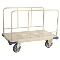 

Wesco Commercial Quality Steel Panel Cart with Side Rails, 30x48"