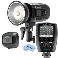 

Westcott FJ400 Strobe 400Ws with AC/DC Battery - With Westcott FJ-X2m Universal Wireless Flash Trigger, Westcott FJ400 AC/DC Lithium Polymer Battery, Microfiber Cloth