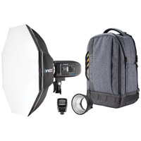 

Westcott FJ400 Strobe 1-Light Backpack Kit with FJ-X2m Universal Wireless Trigger and Rapid Box Switch Octa-S