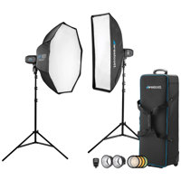 

Westcott FJ400 Strobe 2-Light Location Kit with FJ-X2m Universal Wireless Trigger and Rapid Box Switch Octa-M and 1x3
