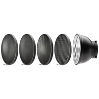 

Westcott 55-Degree Wide Umbrella Reflector with Honeycomb Grids, Bowens-Mount, Silver/Black