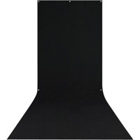 

Westcott X-Drop Wrinkle-Resistant Backdrop, Rich Black Sweep, 5' x 12'
